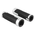 thumbnail image 4 of 7/8" 22mm Motorcycle Handle Grips CNC Aluminum for Vespa Yamaha Honda Suzuki Kawasaki Universal Handlebar Scooter Tuning Parts, 4 of 6