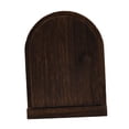 thumbnail image 2 of Cubierta protectora de interruptor de madera Fácil de instalar Decoración de enchufe Multifuncional Marron oscuro, 2 of 9