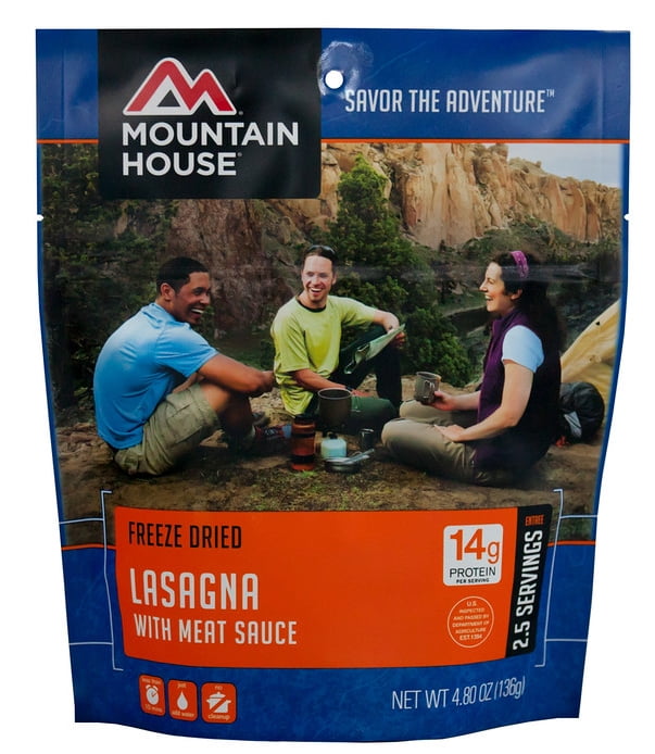 Mountain House FreezeDried Lasagna With Meat Sauce 2.5 Servings
