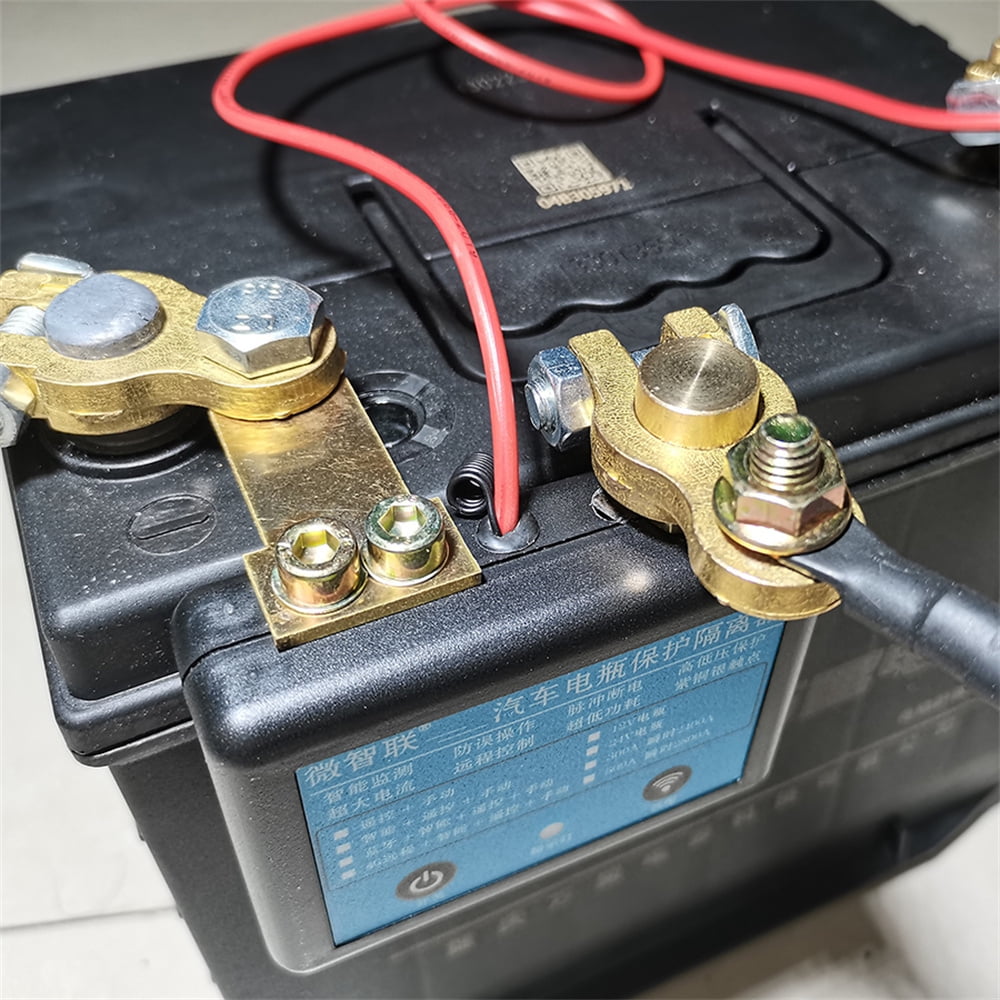 FYUU 24V 350A Car Battery Switch Intelligent Automatic Cut Off Wireless Remote Control Disconnect