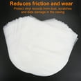 thumbnail image 4 of Sonew Vinyl Records Sleeves,100PCS Polyethylene PE Anti-Static Vinyl Records Protective Cover for Exposed 12in LD,PE Plastic Bag, 4 of 8