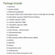 Electronics Component Fun Kit With Item Box For Arduino Raspberry Pi Resistors Capacitor LED Sensor Module Starter Kit -starter kit