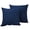 Dark Blue（4Pack）, variant on Hongan Set of 4 Decorative Cushion Covers 18x18 inch, Waterproof Throw Pillow Covers for Outdoor Patio Garden Living Room Sofa Decor (Blue)