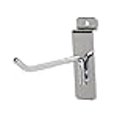 thumbnail image 3 of SSWBasics 4 inch Chrome Peg Hook for Slatwall (Slatwall Hooks) - 50 Pack, 3 of 3