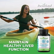 Forest Leaf Liver Detox Cleanse & Repair Supplement with Milk Thistle and Dandelion Root Extract, 60 Vegetable Capsules