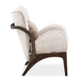 thumbnail image 4 of Michael Amini Camellia Field Velvet Accent Chair in Porcini/Warm Pecan, 4 of 15