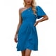 thumbnail image 1 of Plus Size Vestido sin Mangas Casual de Moda Ligero de Gasa Suave Longitud Regular para las Mujeres Primavera Verano Todos los Días, 1 of 5