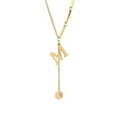 thumbnail image 6 of XINYUAN Fashion Stainless Steel Letter Necklace For Women Necklace Drop Letter 26 F5H4, 6 of 9
