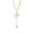 Gold, variant on Fashion Initial Letter Necklace For Women 26 Letter Drop Necklace Not Fade New