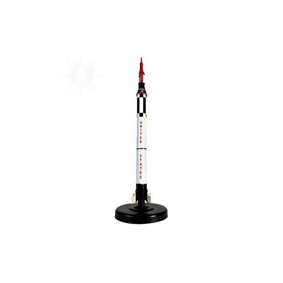 Old Modern Handicrafts Mercury Redstone Rocket Display Model