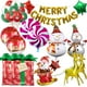 thumbnail image 2 of Globos navideños Decoración Árbol de Navidad Inflable Papá Noel Alce Muñeco de nieve Trineo Banner Adorno de globo de helio Globo de aluminio, 2 of 5