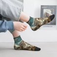 thumbnail image 2 of Fuzoiu Roman Chariot Horse Race Print Adult Socks, Crew Moisture-wicking Socks, Unisex Cushion Crew Socks,Casual Sports Ankle Socks, 2 of 7