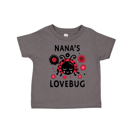 

Inktastic Valentine s Day Nana s Lovebug Gift Toddler Boy or Toddler Girl T-Shirt