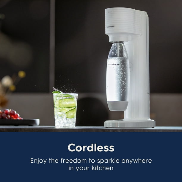 SodaStream Gaia (White) Sparkling Water Maker with CO2 and