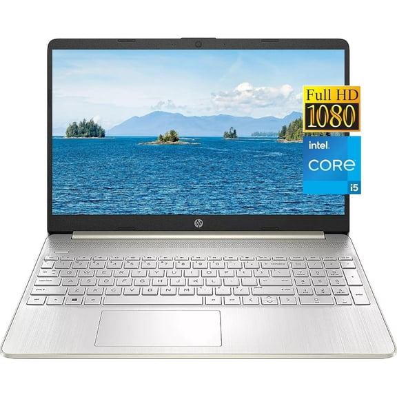 Pre-Owned HP Newest 15.6" FHD Micro-Edge Laptop Computer, Intel Core i5-1135G7(Beat i7-1065G7), 8GB RAM, 256GB PCIe SSD, Number Pad, WiFi, HDMI, USB-C, Fast Charge, Camera, Windows 11, SE Accessories