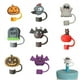 thumbnail image 3 of Tapa Para Pajitas De Halloween Para Vasos Tapa De Silicona Para Pajitas De Halloween Adorno Para Pajitas De Halloween Puntas Reutilizables Para Pajitas Tapas Protectoras Reutilizables Para Pajitas (, 3 of 8