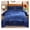 Navy, variant on Soft Fleece Bed Blanket King Size, 9 Lbs 800GSM Warm Thick Heavy Plush Blanket, 1 PLY Embossed Microfiber Mink Blanket for Winter, 85" x 95", Navy