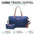thumbnail image 2 of Jadyn Luna 37L Weekender and Travel Bag for Women (Sashiko), 2 of 6