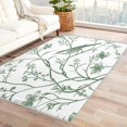 thumbnail image 1 of Flower Area Rugs for Bedroom Living Room - 6x8 ft - Plant Carpet for Home Decor - Plant Patterned Decorative Indoor Large Rug - Washable & Soft & Non Slip & Low Pile (ZL&110), 1 of 6