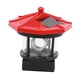thumbnail image 3 of lámpara solar giratoria libre, de jardín giratoria de 360 ​​grados, luz impermeable para / jardín / patios / césped / decoración rojo shamjiam luz del faro, 3 of 6