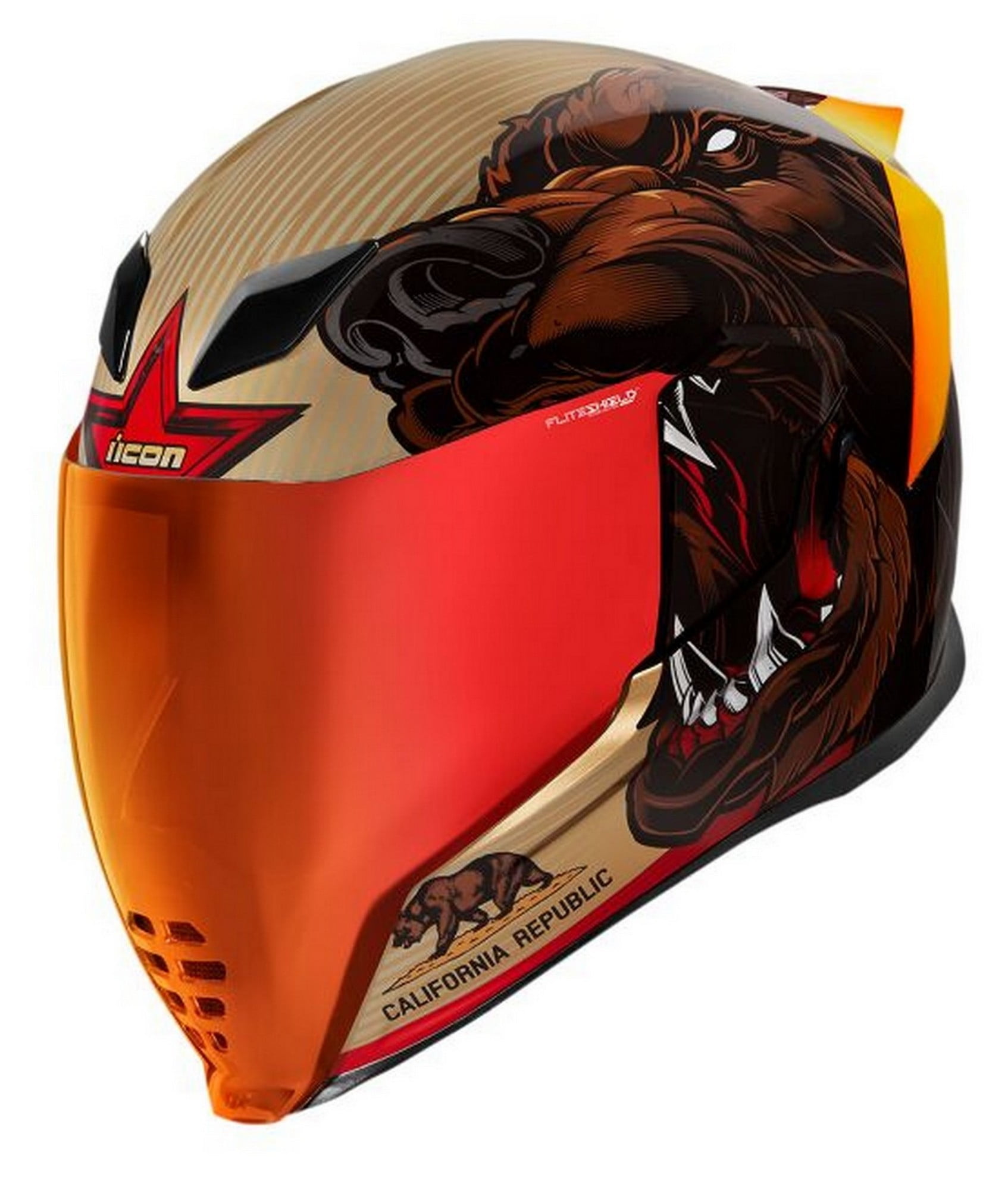 Icon store helmet red