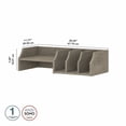 thumbnail image 4 of Bush Furniture Universal Desktop Organizer with Shelves in Shiplap Gray, 4 of 5