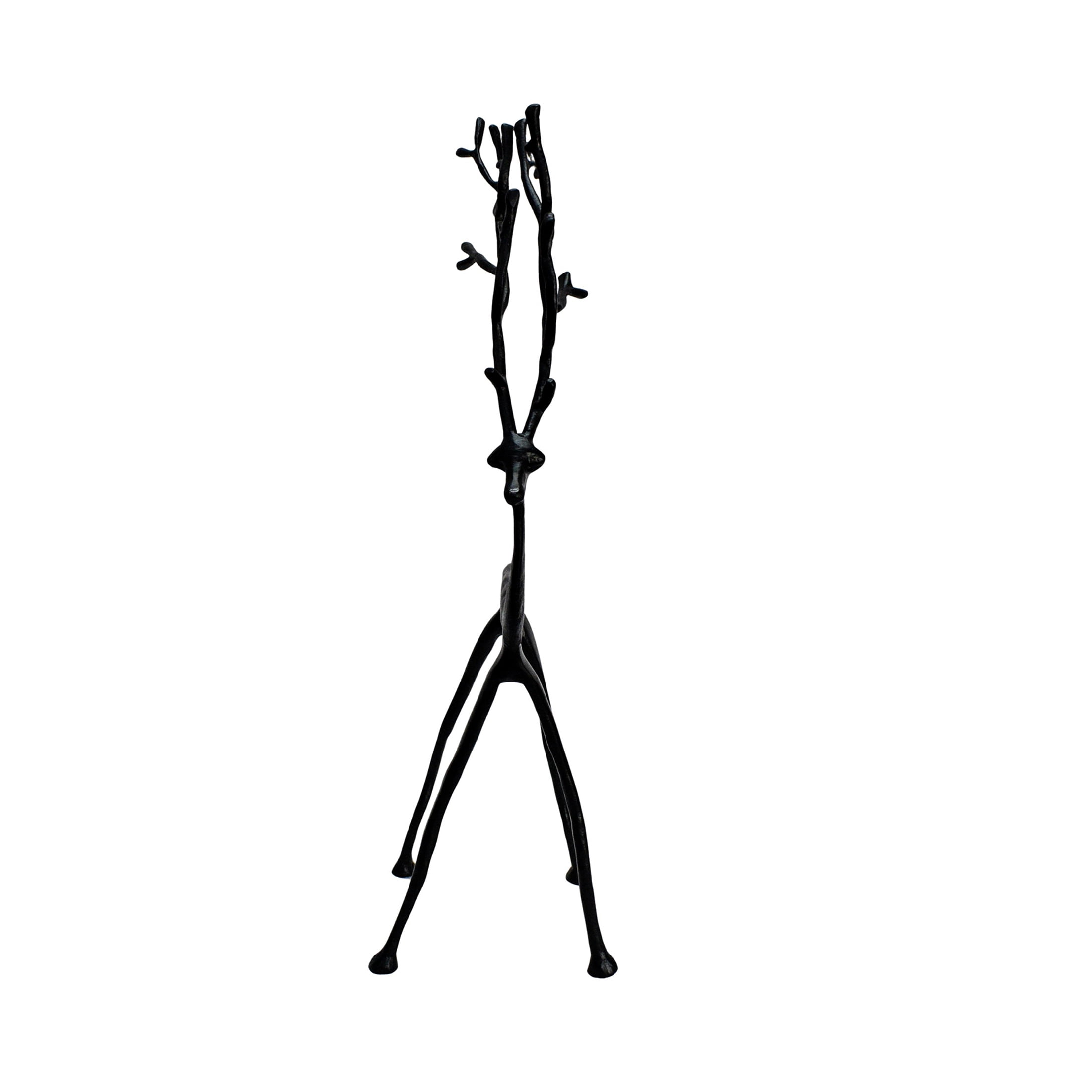 Holiday Time Black Metal Reindeer Decor, 26 in