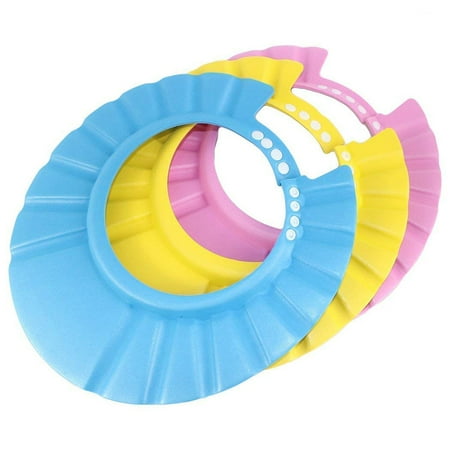 

RAOx Adjustable Baby Bath Cap EVA Visor Safe Shampoo Shower Bathing Protection Hat