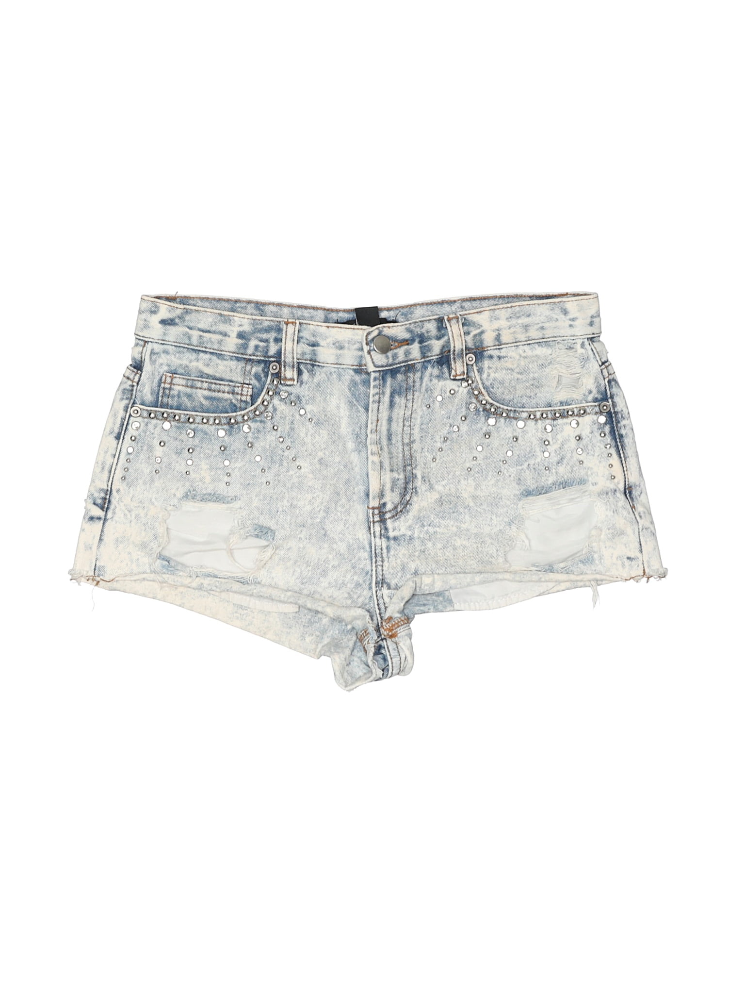 forever new denim shorts