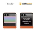 thumbnail image 4 of (2 Pack) Supershieldz Designed for Motorola Razr 2026/ 2025/ 2024 (Front screen) Tempered Glass Screen Protector, 3D Curved Glass, Anti Scratch, Bubble Free (Black), 4 of 5