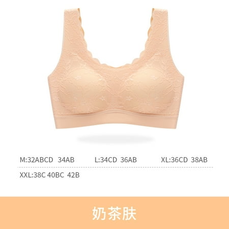 

Mishitina comfortable without steel ring push up padded cotton bra