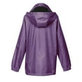 thumbnail image 2 of totes Womens Rain Jacket with Hood Rain Coat for Women Waterproof Womens Coats, Plum, Large, 2 of 7