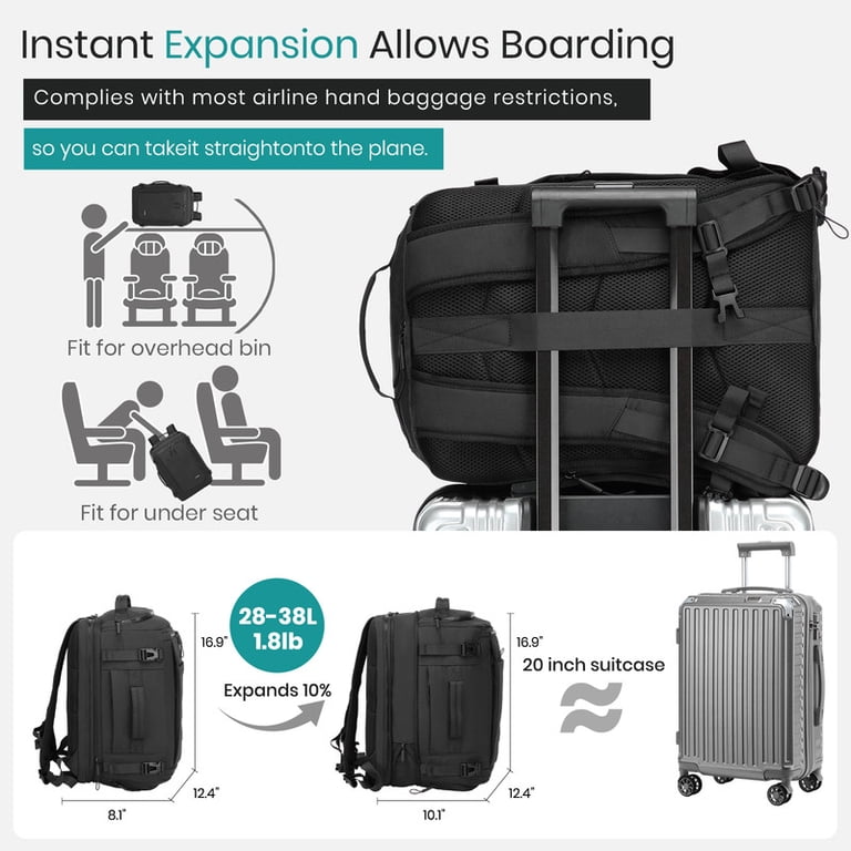 Joyway Travel Backpack for Women & Men Large Capacity Carry On Backpack with Shoe Compartment Waterproof Weekender Bag Laptop Backpack with Wide Joyway Travel Backpack for Women & Men Large Capacity Carry On Backpack with Shoe Compartment Waterproof Weekender Bag Laptop Backpack with Wide