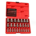 thumbnail image 2 of 25Pc Hex Screw Extractor Set Multi Teeth High Carbon Steel Rounded Bolt Remover, 2 of 9