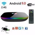 thumbnail image 2 of Quad Core TV Box 6k Reemplazo del receptor de televisión para Android 9.0 Media Player Set Top Box Enchufe de EE. UU. 4GB + 32GB Eigraketly EL000077-01B, 2 of 2