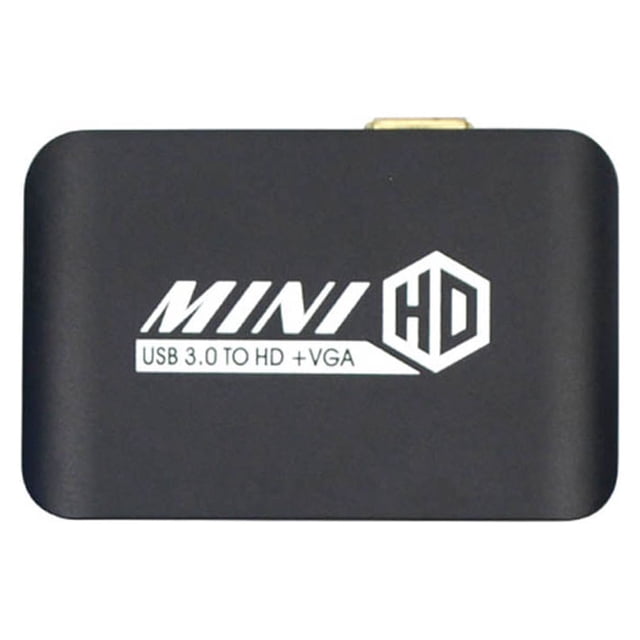 Adaptador Dual USB 3.0 a HDMI/VGA - Convierte tu pantalla en Full HD 1080p con doble salida simultánea, compatible con Windows y Mac. ¡Perfecto para presentaciones y entretenimiento!