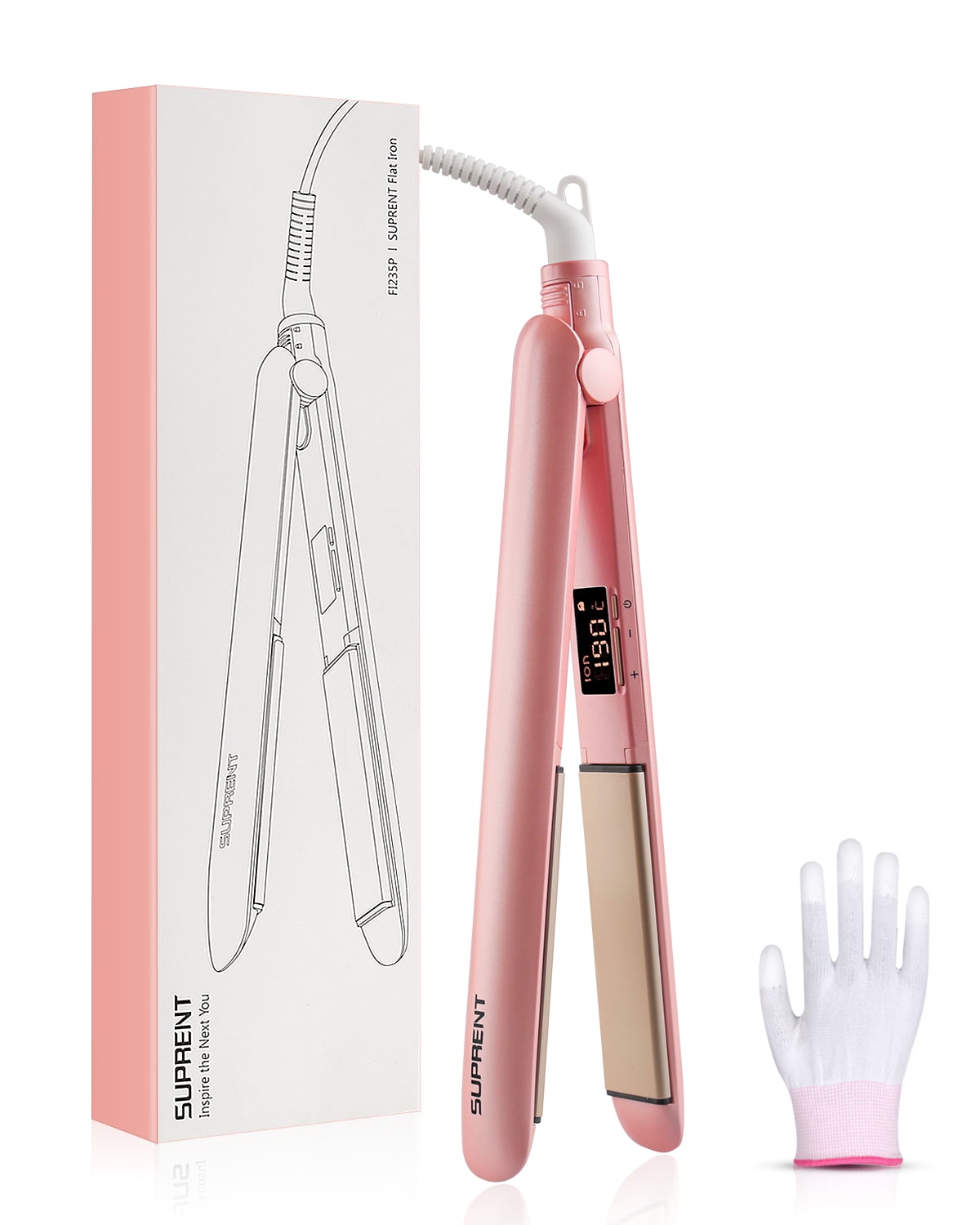 pink titanium flat iron