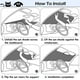 thumbnail image 3 of Parasol para Parabrisas de Coche con Diseño de Mascota (59 X 33) iClover Lindo Diseño de Dibujos Animados Parasol Delantero para Parabrisas de Coche Parasol Plegable Plateado - Revestimiento UV para Deflector de Rayos UV, 3 of 7
