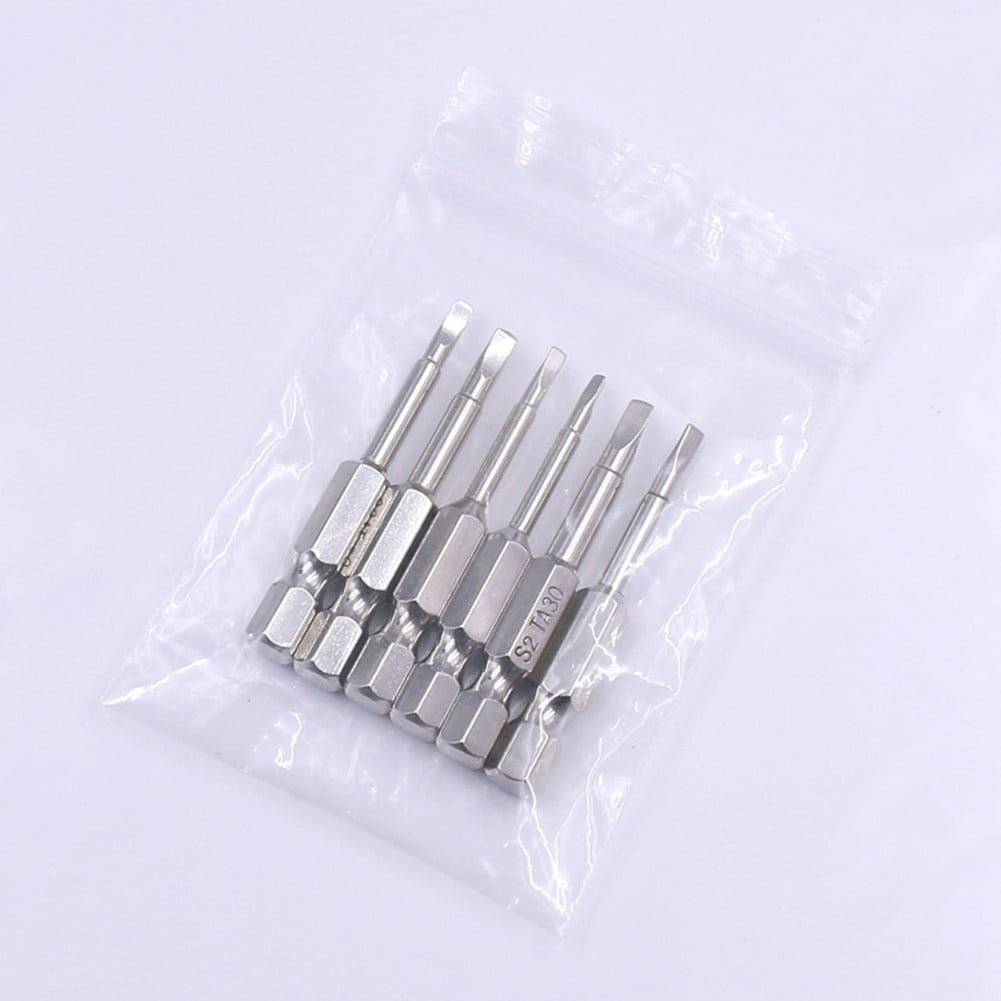 6Pc Magnetic Triangle Security Screwdriver Bits Alloy Steel