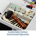 thumbnail image 6 of PhooArto Comfortable Mouse Pad Vintage Piano Music Notes Desktop Mousepad , 21 x 25 cm Mouse Mat, Non-Slip Rubber Base, Improves Speed and Precision, 6 of 7
