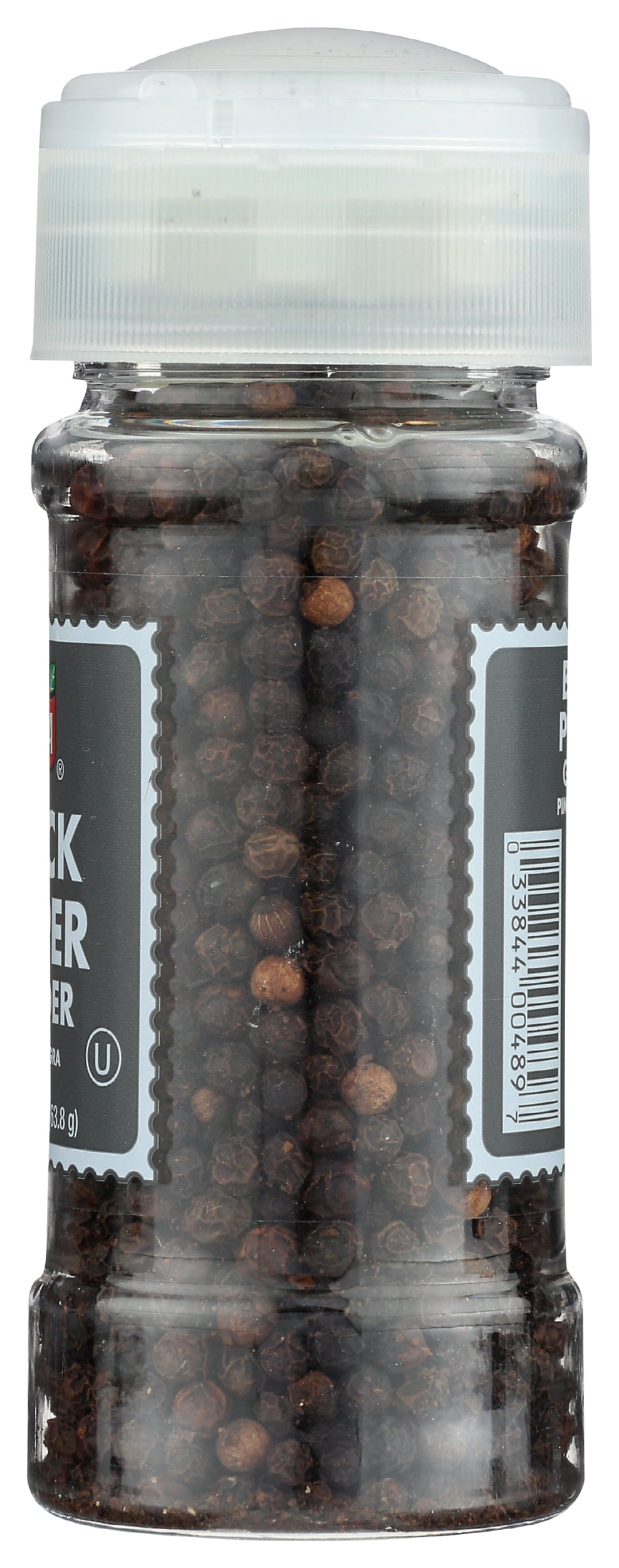 Pack of 8, Badia Black Pepper Grinder, 2.25 oz