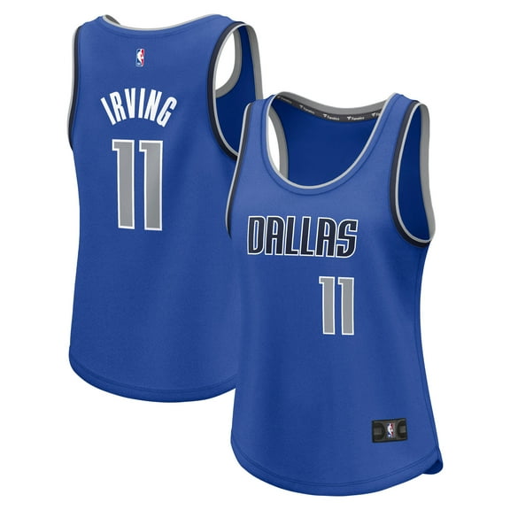 Women's Fanatics Kyrie Irving Blue Dallas Mavericks Fast Break Player Jersey - Icon Edition