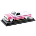 thumbnail image 2 of 1976 GMC Sierra Grande 15 Pickup Truck White with Stripes Limited Edition to 9250 pieces 1/24 Diecast Model Car by M2 Machines, 2 of 3