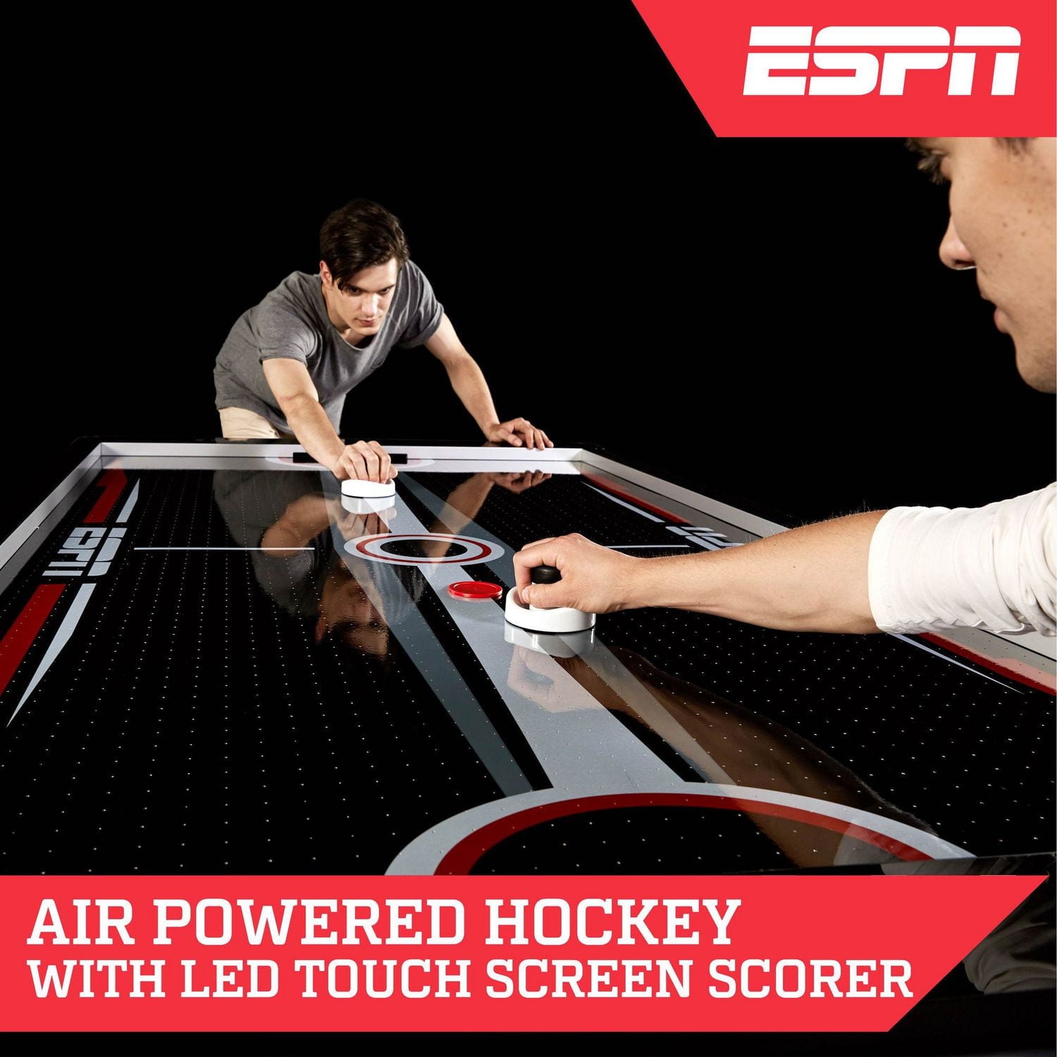 Table de Hockey Alimentée par l'Air de Qualité Supérieure de 84 Pouces d'ESPN avec l'écran Tactile à LED pour le Marquage