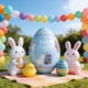 thumbnail image 4 of Decoraciones de Pascua, adornos de Pascua, regalos de Pascua, huevos inflables de PVC para decoración de patio al aire libre, bola de PVC C, 4 of 7