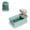 Green, variant on Two-Compartment Silicone Seasoning Box with Lid,Portable Leak-Proof Dipping Container,a BPA-Free and Reusable Food Storage Container for Sauces Condiments Dressings and Small Portions