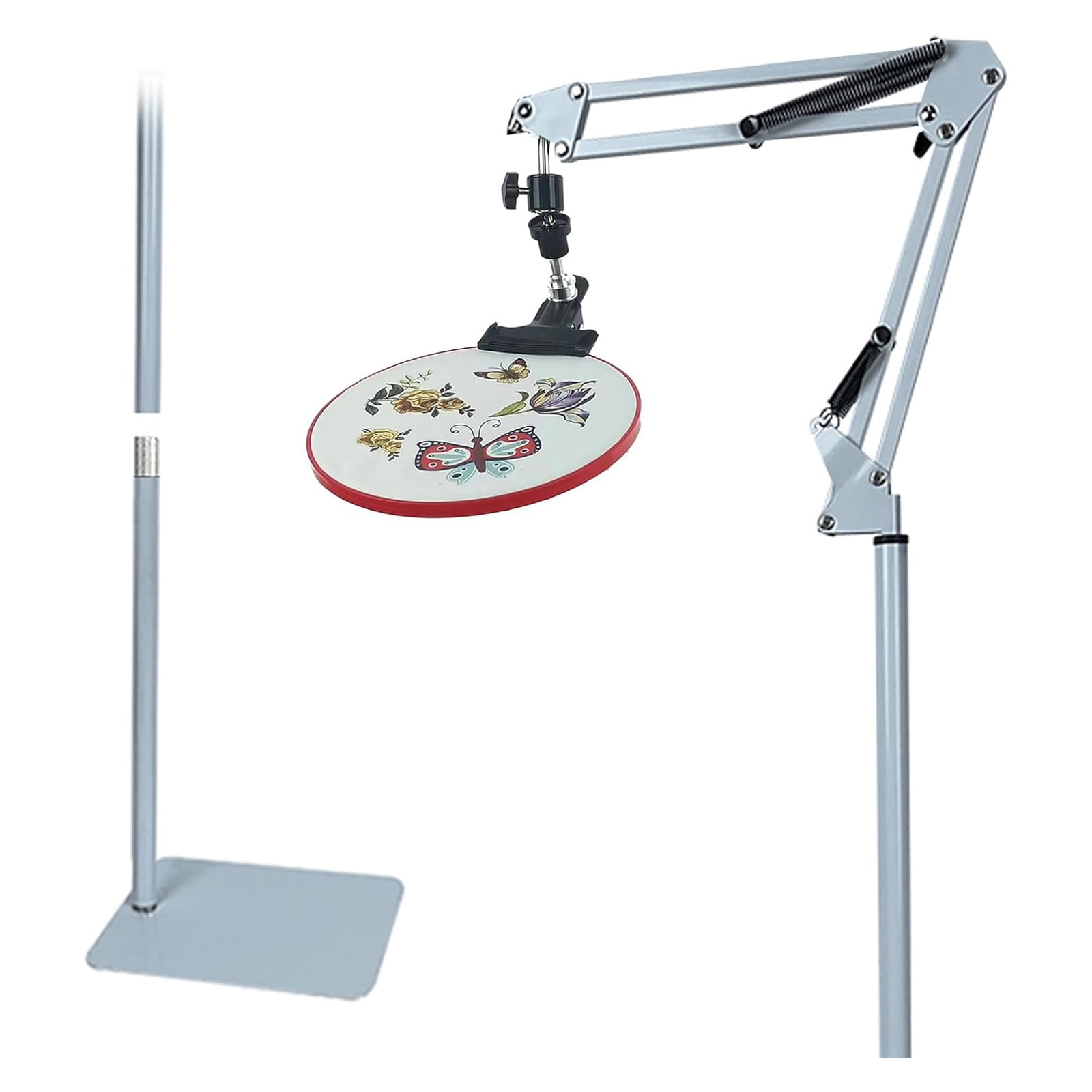 Embroidery Lap Stand Adjustable Embroidery Hoop Stand Easy to Use Embroidery Frame Stand for Craft Embroidery Sewings