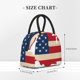 thumbnail image 2 of Balery American Flag Map Bolsa de Almuerzo para Mujeres, Caja de Almuerzo, Bolsa de Almuerzo Pequeña Impermeable, Tote de Almuerzo Reutilizable con Gran Capacidad, 2 of 6