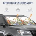 thumbnail image 5 of Yiaed Herbs and Wildflowers Print Car Front Windshield Sun Shade,Foldable Anti-UV Car Sunshade for Front Window for Most Vehicles-Small, 5 of 5