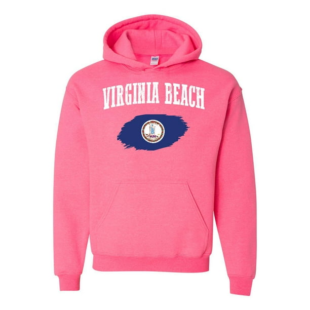Mom's Favorite Unisex Virginia Beach Virginia Flag Hoodie Sweatshirt